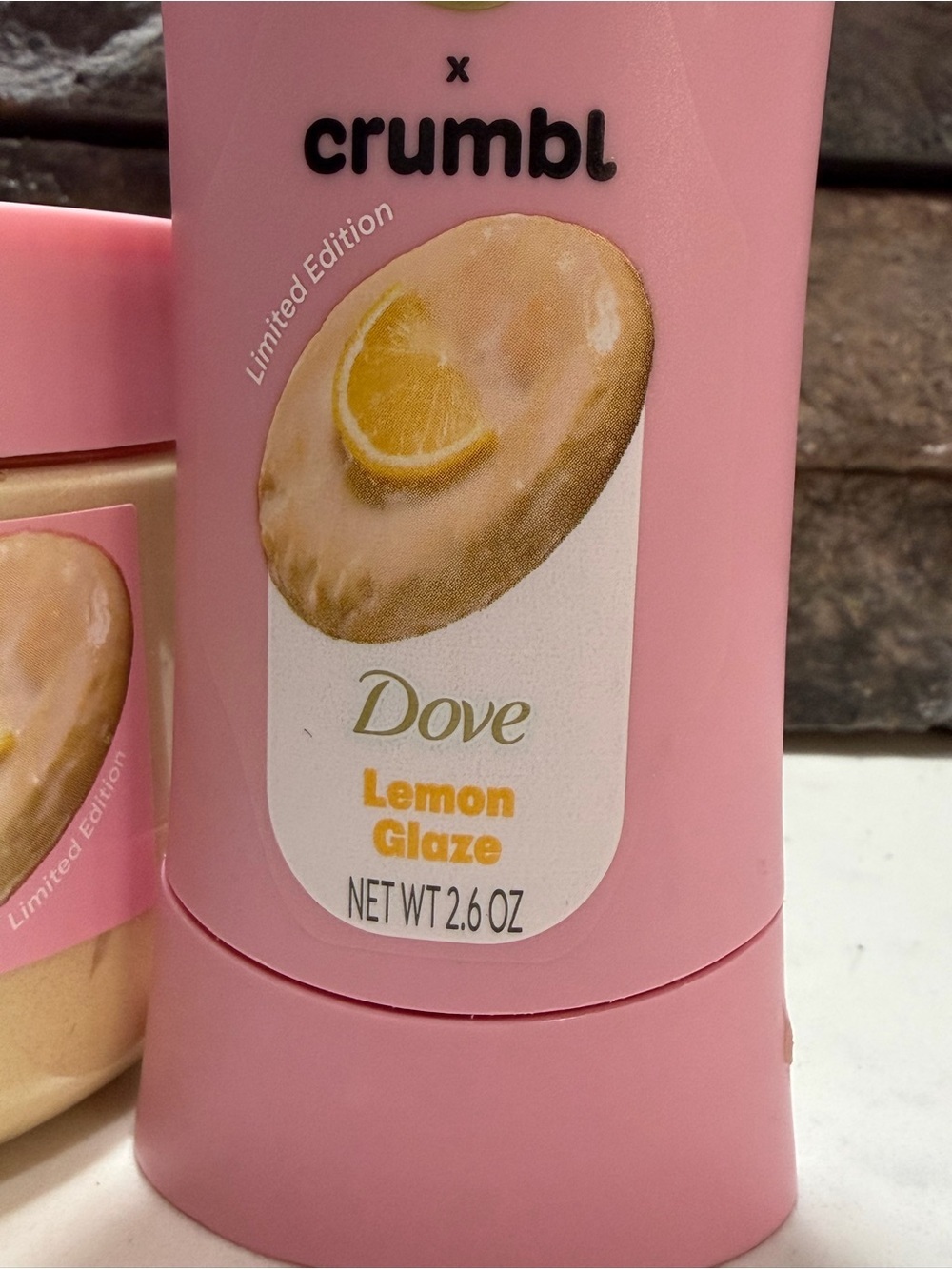 Dove Lemon Glaze Body Scrub & Deodorant Set - Pink - Picture 5 of 8
